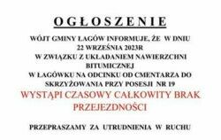 Zdjęcie do Ogłoszenie - Łag&oacute;wek