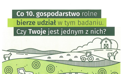 Zdjęcie do GUS - badanie "Zintegrowane statystyki dotyczące gospodarstw rolnych"