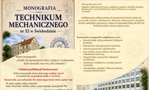 Zdjęcie do Monografia Technikum Mechanicznego